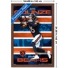 Trends International NFL Chicago Bears - Rome Odunze 25 Framed Wall Poster Prints - 3 of 4