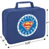 Justice League Superman Athletic Logo Insulated Soft Sided Lunch Box - 2 of 4