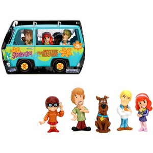 Set of 5 Diecast Figures "Scooby-Doo" TV Series "Metalfigs" Series Die Cast Models by Jada - 1 of 4