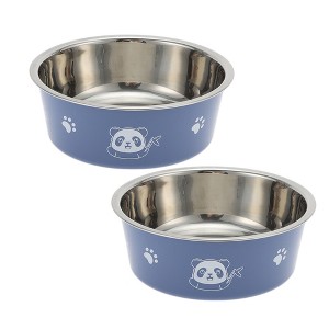 Unique Bargains Non-Skid Medium Pet Bowl 5.71" Dia - 1 of 4