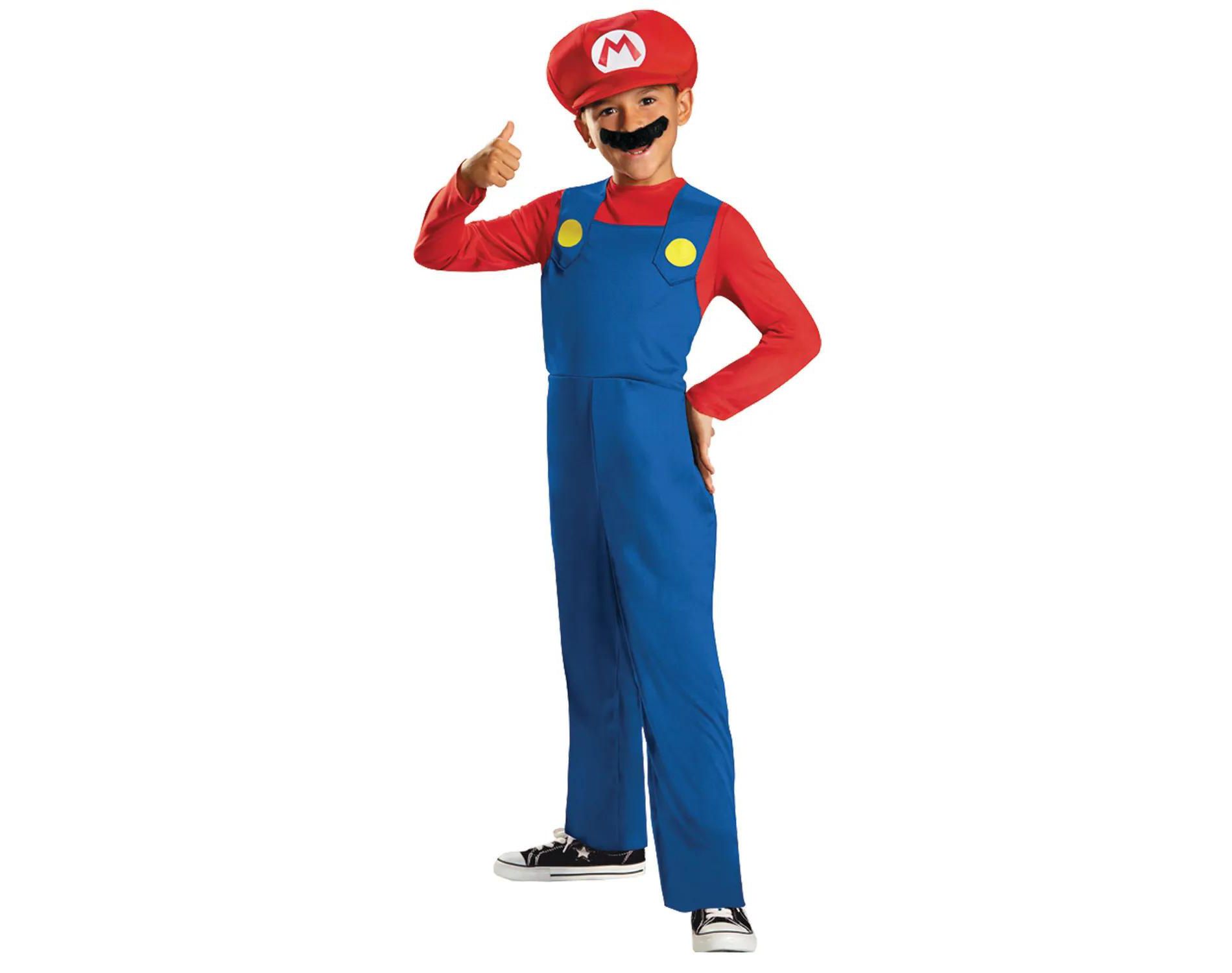 Boy's Classic Super Mario Bros. Mario Costume - Medium 7-8