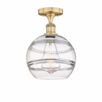 Rochester - 1 Light Semi-Flush Mount In Industrial Style-11.75 Inches Tall and 10 Inches Wide