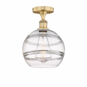 Rochester - 1 Light Semi-Flush Mount In Industrial Style-11.75 Inches Tall and 10 Inches Wide - 1 of 1