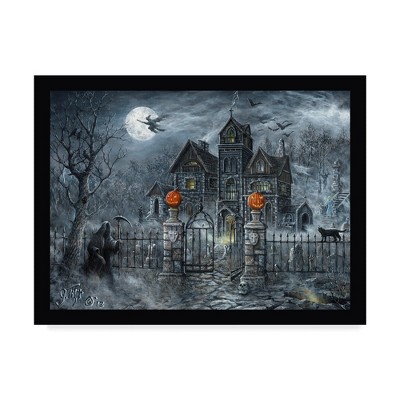 Jeff Tift Haunted Mansion Wrapped Canvas Wall Art