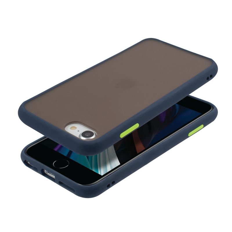Insten Translucent Matte Case Hybrid Hard Back Soft Edges TPU Full Body Cover Compatible with Apple iPhone, 5 of 10