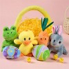 Joyfy 7 Pcs Easter Basket Stuffed Plush Playset for Easter Party Favor, Easter Eggs Hunt, Basket Stuffers Fillers, Party Supplies Decorations - 2 of 4