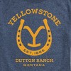 Men's - Yellowstone - Horseshoe Lockup Short Sleeve Graphic T-Shirt - 2 of 4