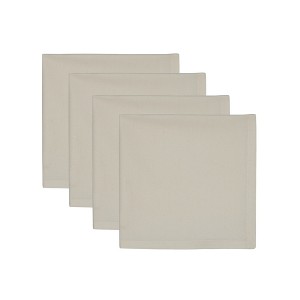 Design Imports Cotton Napkin Set/4, Natural - 1 of 3