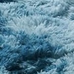 tie-dyed peacock blue