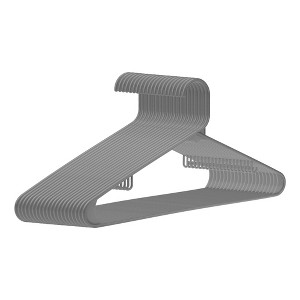 REGALWOVEN Plastic Durable Space Saving Smooth Edge Clothes Hangers 20 Pcs - 1 of 4
