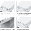 Toilet Seat,Round Toilet Seat with Quiet-Close, Quick-Attach Hardware with Grip-Tight Bumpers, Quick-Release Design,Slow-Close Toilet Seat - 4 of 4