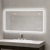 KWPZQEB 24''X48'' Bathroom Mirror w/ 3 LED, Bathroom Rectangular Mirror w/ Anti-Fog, Wall Mounted Vanity Mirrors, Smart Mirror for Modern Home Decor - 2 of 4