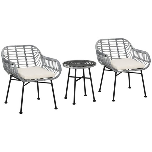 Outsunny rattan bistro discount set