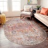 World Rug Gallery Transitional Distressed Machine Washable Non Slip Area Rug - 2 of 4