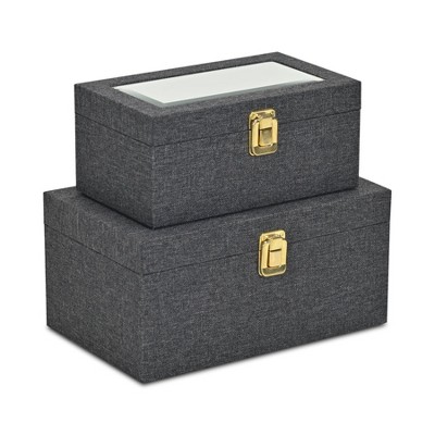 Cheung's Canter Isle Linen Box Set - Dark Gray
