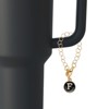 Unique Bargains Charm Personalized Initial Name ID Stanley Tumbler Cup Accessories 2 Pcs - 4 of 4