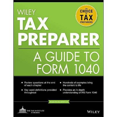 Tax Preparer - by  The Tax Institute at H&r Block (Paperback)