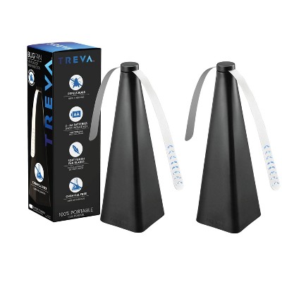 Treva Non-Toxic Bug Repellent Battery Powered Fan - 2pk