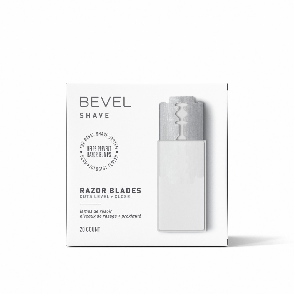 Photos - Razor / Razor Blade Bevel Men's Razor Blade Refills, Doubled Edge - 20ct