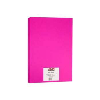 JAM Paper Ledger Matte 24 lb. Paper 11" x 17" Tabloid Ultra Fuchsia Pink 100 Sheets/Pack (16728461) 