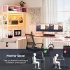 Jojoka 78.7"Reversible U Shaped Gaming Desk w/ Storage Shelves & Monitor Stand,Gaming Table w/ 4 Drawers & Led Lights & Power Outlet for Home Office - 3 of 4