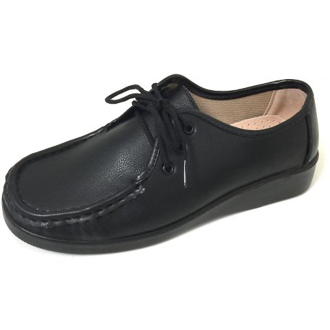 Обувь Bangka Women's Comfort Shoes Lace up Hotel Restaurant Work Slip/Oil Resistant Work Oxfords, Black-8