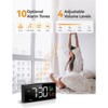 Aoibox Digital Alarm Clock with Date, Temperature & Weekday Display, Dual Alarms, Snooze, 5 Brightness Levels,4 Volume Settings,Manual DST,for Bedroom - 2 of 4