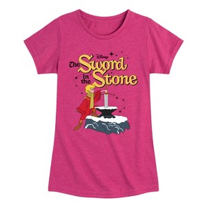 Girls' - Disney - The Sword And The Stone Fitted Short Sleeve Graphic T-Shirt - 1 of 4