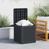 Garden Storage Box Anthracite 55 x 53 x 57 cm Polypropylene - 4 of 4