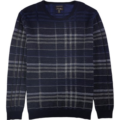 Tasso Elba Mens Crew Neck Pullover Sweater