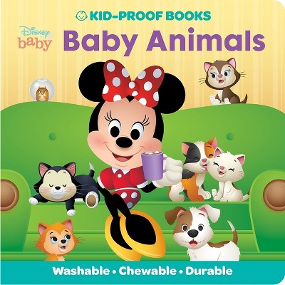 Image of Disney Baby: Baby Animals Kid-Proof Books - by  Pi Kids (Paperback)