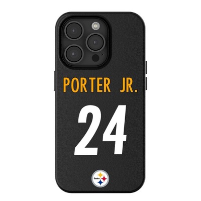 Keyscaper NFL Pittsburgh Steelers Players Game Tactic MagSafe Compatible Cell Phone Case for Apple iPhone