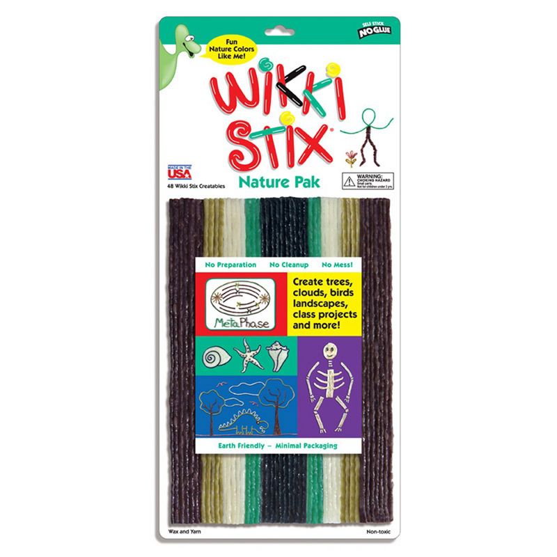Wikki Stix - Triple Pak - Nature, Primary, Neon - 144 Pieces, 5 of 6