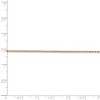 Black Bow Jewelry 1.3mm 14k Rose Gold Solid Box Chain Necklace - 3 of 4