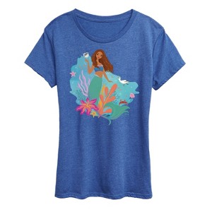 Women's - Disney - Ariel Short Sleeve Graphic T-Shirt - 1 of 4