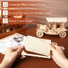 ROBOTIME 3D Wooden Puzzle Vintage Car 1:15 Scale Exquisite Wood Craft Kit Gift for Adults Desk Toys Gift for Boys/Girls, 7.5"*3.6"*4.5" - 2 of 4