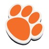 Ashley Productions® Magnetic Whiteboard Eraser, Orange Paw, Pack of 6 - 3 of 3