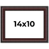 PosterPalooza | Photo Size Linear Brown Picture Frame - UV Acrylic, Foam Board Backing, Hanging Hardware - 2 of 4