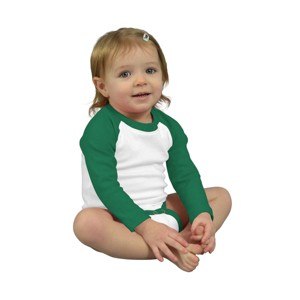 MONAG Infant Long Sleeve Raglan Baseball Bodysuit - 1 of 4