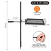 Swivel Campfire Grill Grate Open Fire Grill Portable Camping Grill Stand & Camp Garbage Rack Durable Heavy-Duty Steel for Outdoor Cooking - 2 of 4