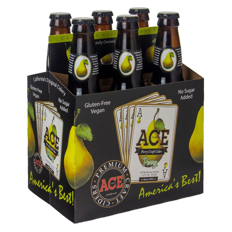 ACE Fermented Perry Cider - 6pk/12 fl oz Bottles, 1 of 5