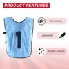 Unique Bargains Team Sports Reversible Numbered Soccer Training Vest 6 Pcs - 4 of 4