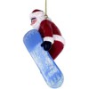 Kurt Adler Resin Ornament for Christmas Tree, Snowboard Santa - 4 of 4