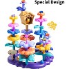 TEMI 165 PCS Flower Garden Building Toys for Toddler, Educational STEM Toy and Preschool Garden Play Set Flower Stacking Toys for Kids Age 3-8 - 3 of 3