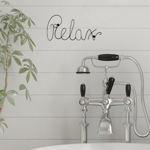 Metal Cutout- Relax Decorative Wall Sign-3D Word Art Home Accent Decor-Perfect for Modern Rustic or Vintage Farmhouse Style by Hastings Home - 1 of 4