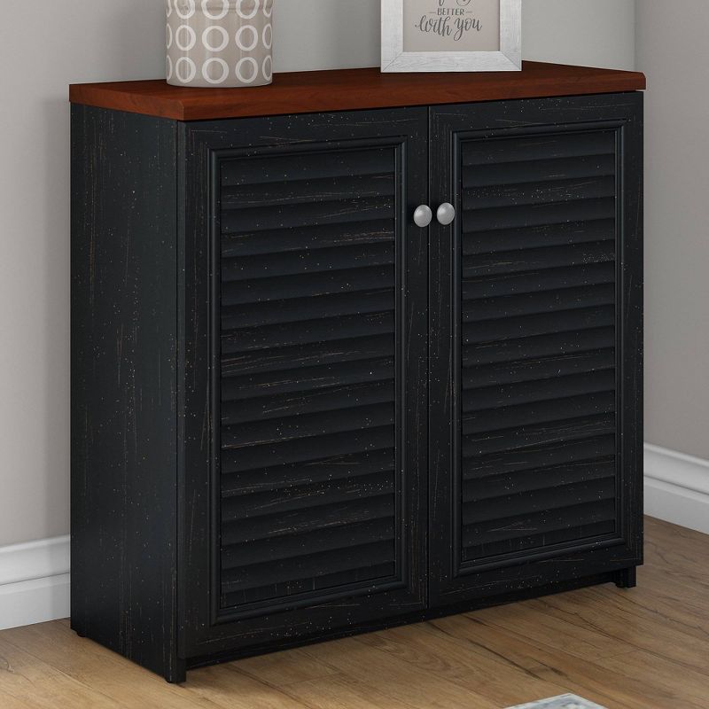 Fairview Small Storage Cabinet with Doors - Bush Furniture, 3 of 9