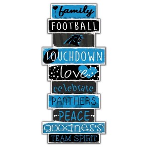 NFL Carolina Panthers 24" Celebrations Stack Sign - 1 of 3