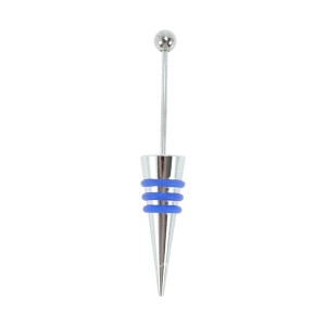 Unique Bargains Thin Stem with Bead Wine Stopper Aluminum Alloy TPR 12x2.1x2.1cm 4.72"x0.83"x0.83" 1 Pc - 1 of 3
