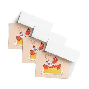 Valentine's Day Friendship Greeting Card Pack Sets, 'Lobster Buttah Call' (3 ct) by Ramus & Co - 1 of 4