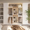 APRILSOUL Short Tower Unit Wall Mount 3-Shelf Wood Closet System - 3 of 4